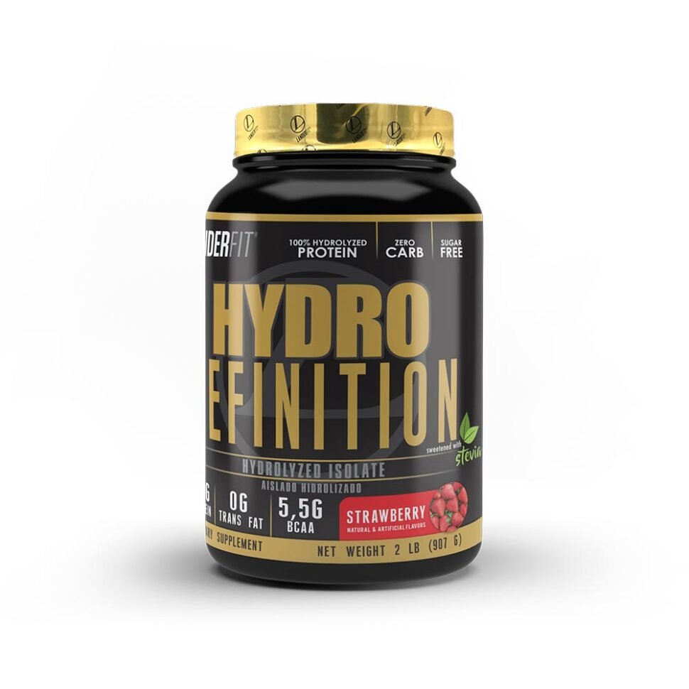 Landerfit - Hydro Definition - Strawberry con Stevia - 2 lb