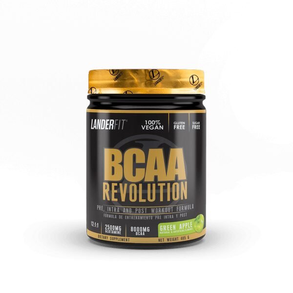 BCAA REVOLUTION GREEN APPLE - 30 SERVICIOS LANDERFIT
